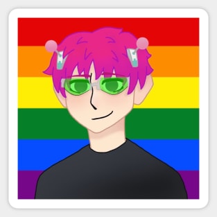 Saiki LGBTQ+ Pride Sticker